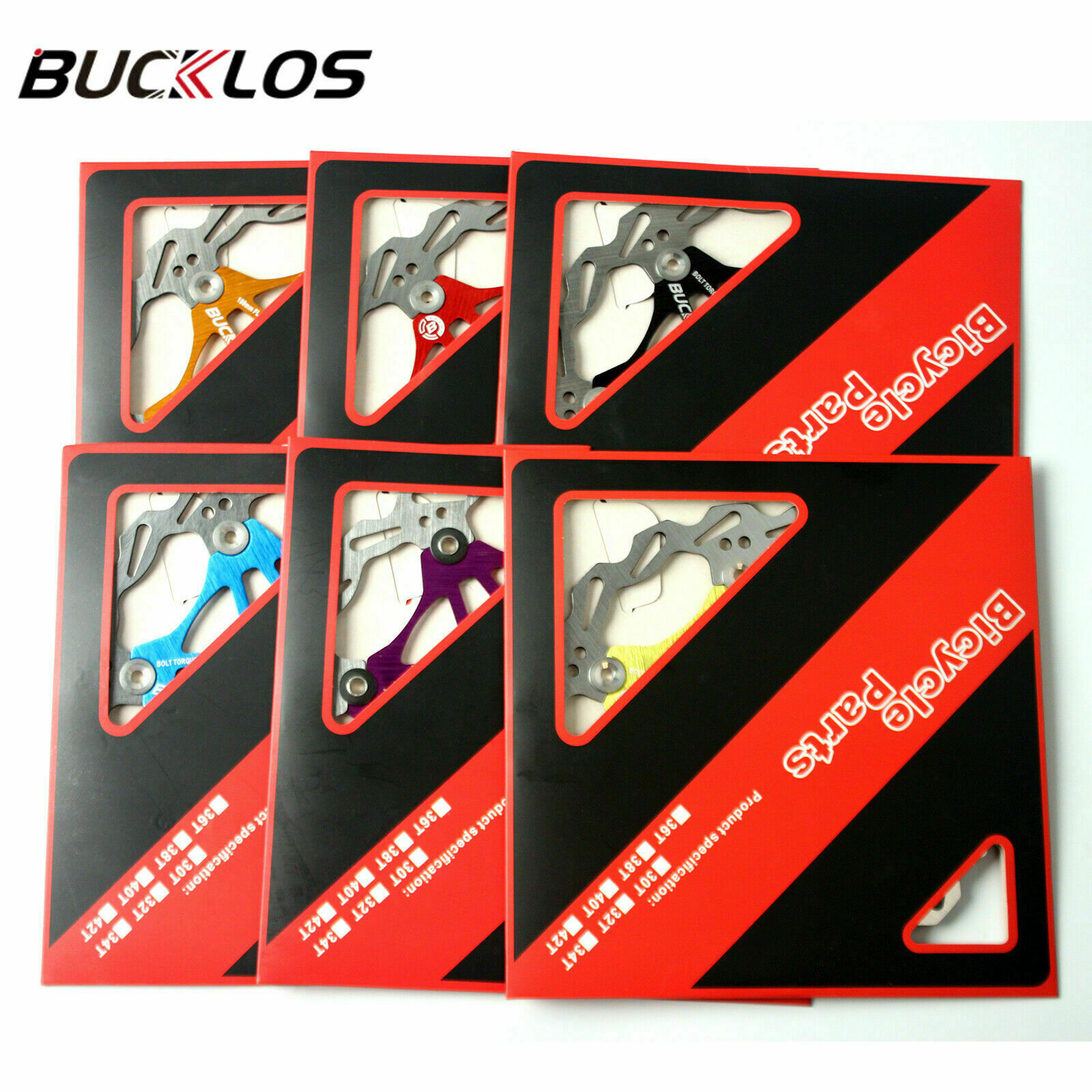 1/2pcs Floating Disc Brake Rotor 160/180/203mm 6 Bolts MTB Caliper Bike Parts US