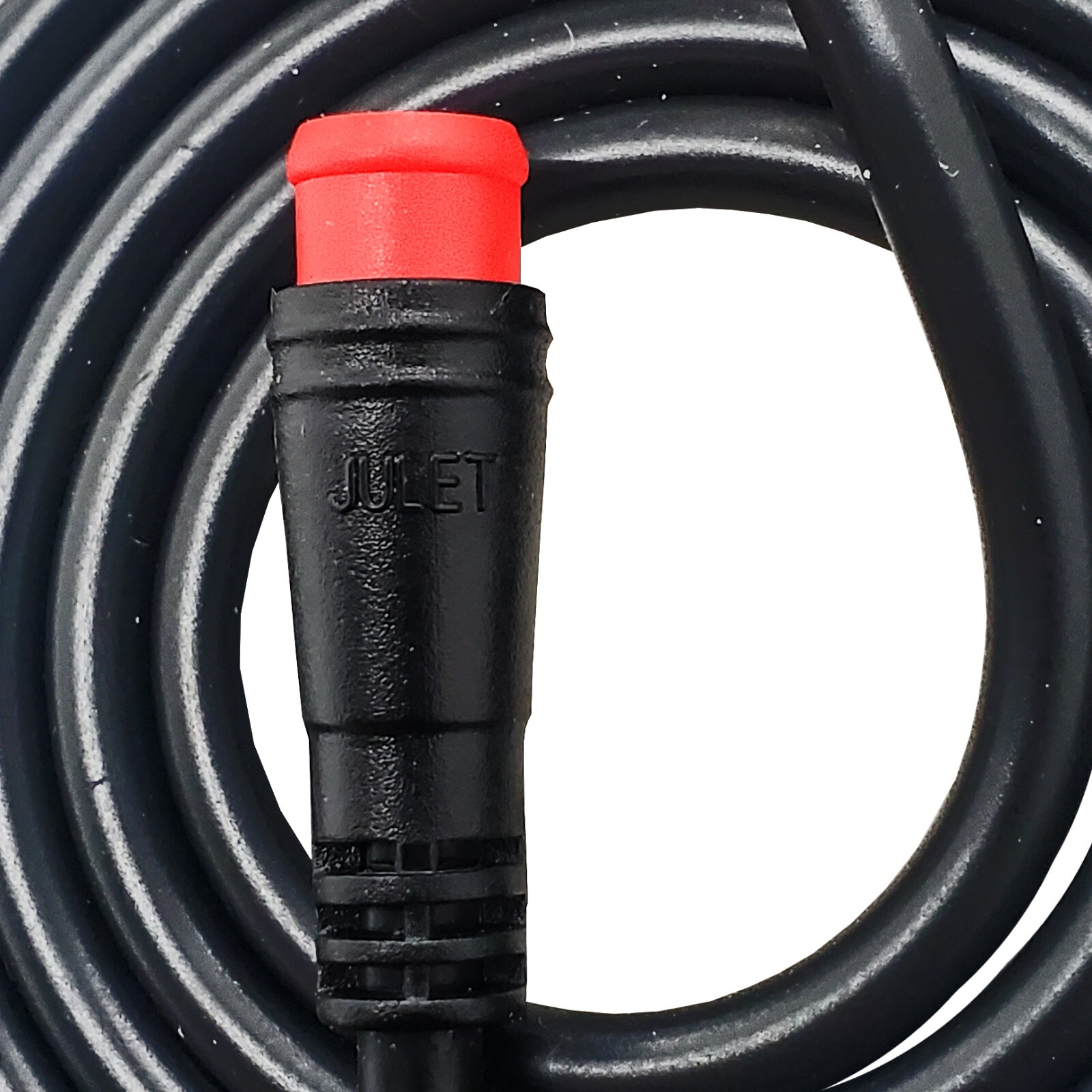 2X Julet Plug 2-Pin Male Connector Pigtail 3FT Wire for E-Bike LED Lights 60V