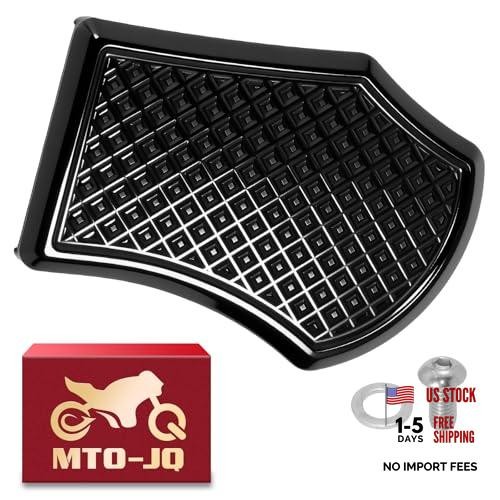Foot Peg Pad Brake Pedal for Harley Touring Road King Road Glide Street Black