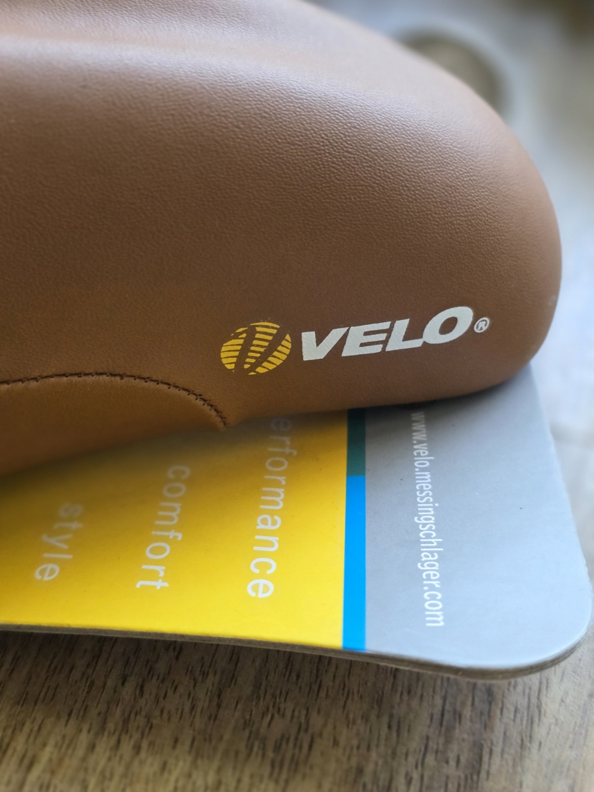Bike Saddle VELO TOUR ELA X Brown Unisex Gel Cycling Seat BRAND NEW