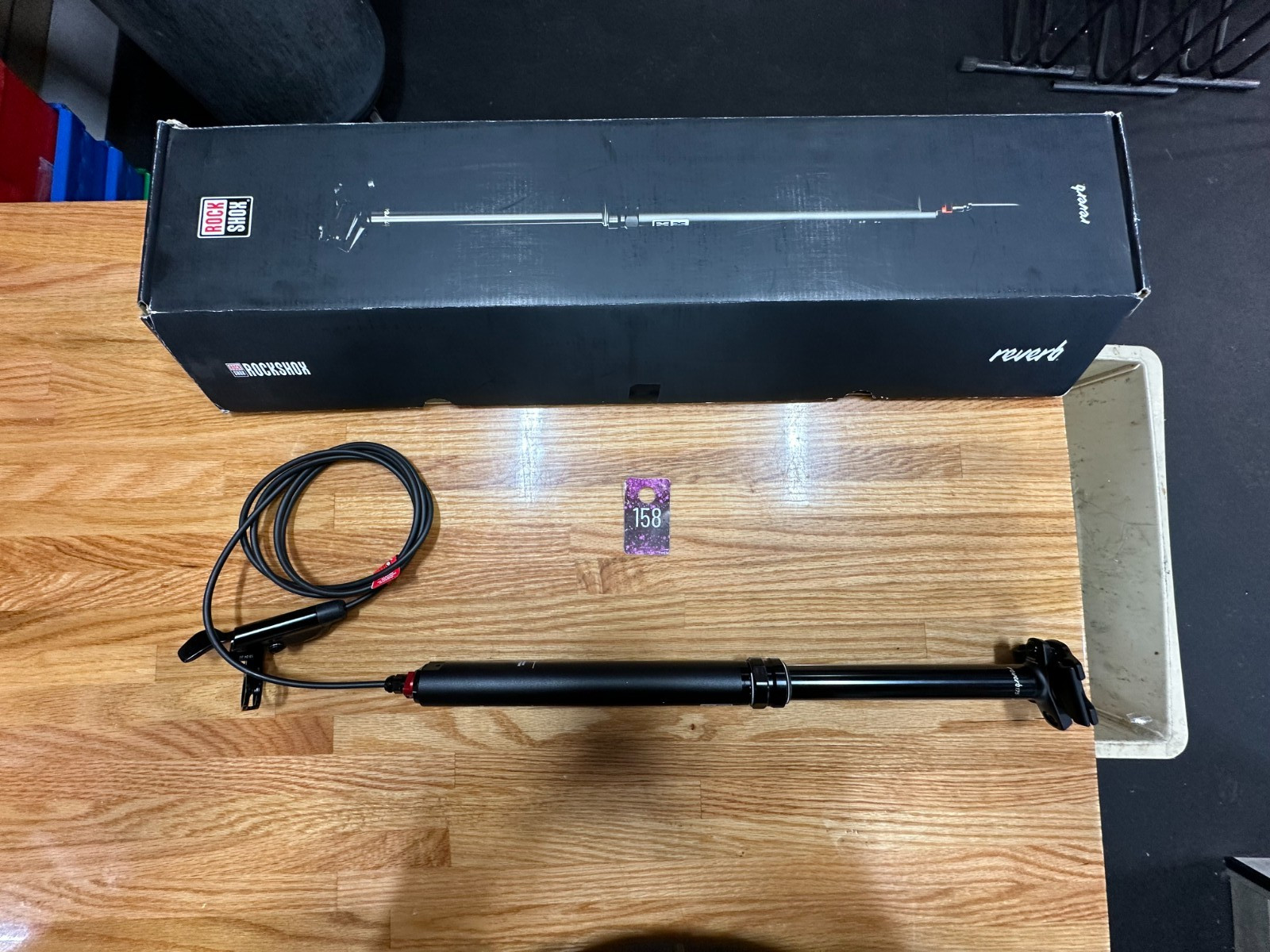 RockShox Reverb Stealth dropper seatpost 200mm travel 30.9 retail $400 #185c