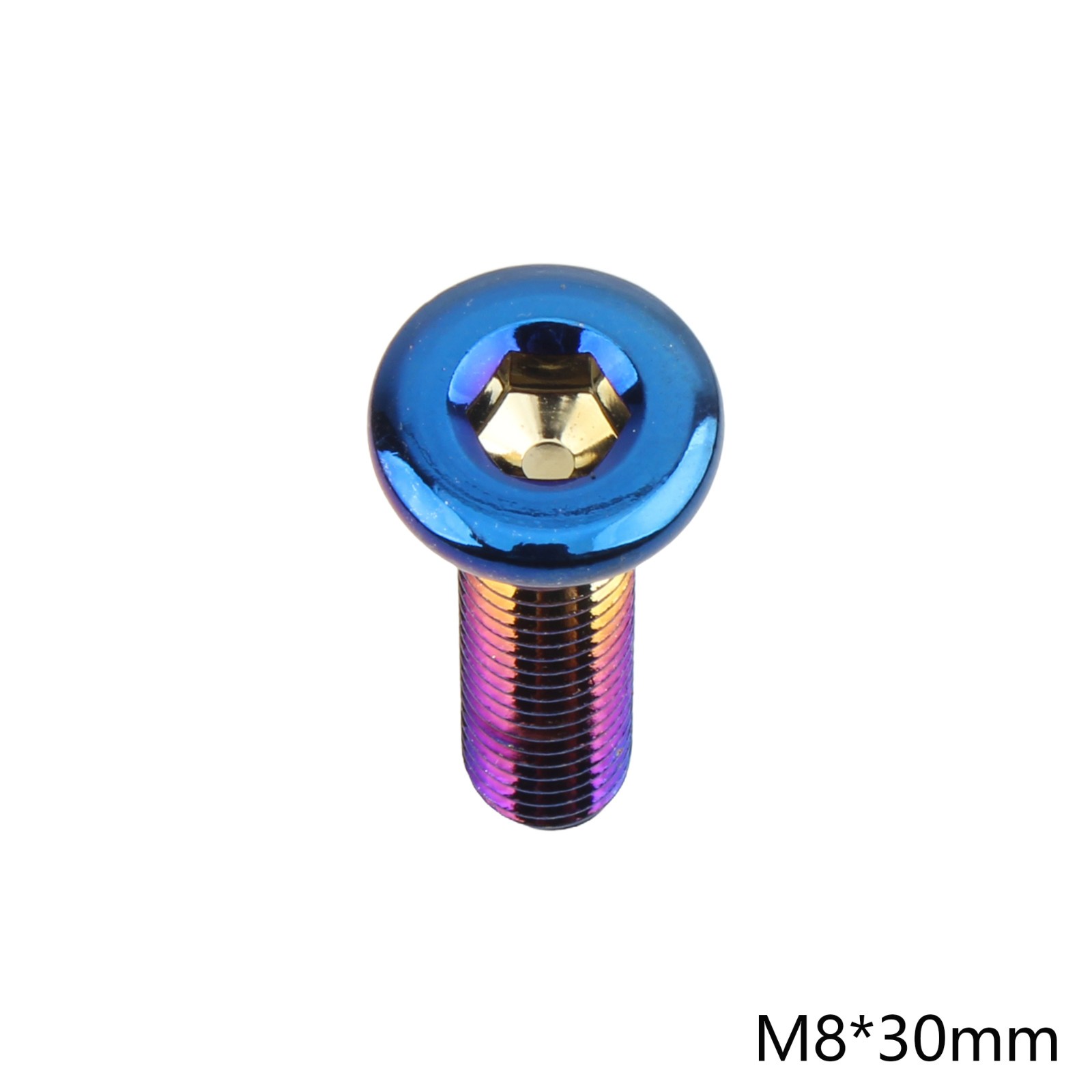 M8*16mm/25mm/30mm Burnt Titanium Brake Rotor Bolts F Dirt Bike Enduro Motorcycly