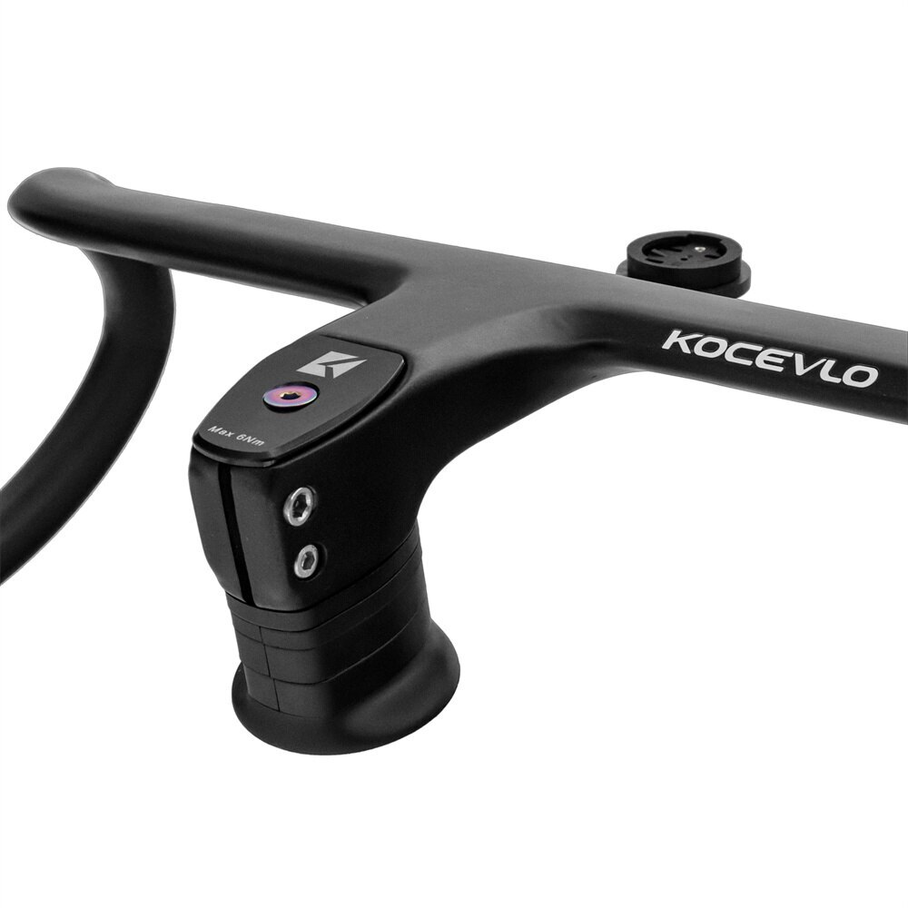 Bike Integrated Carbon Handlebar Road Bicycle Drop Bar 360-440mm with Spacers