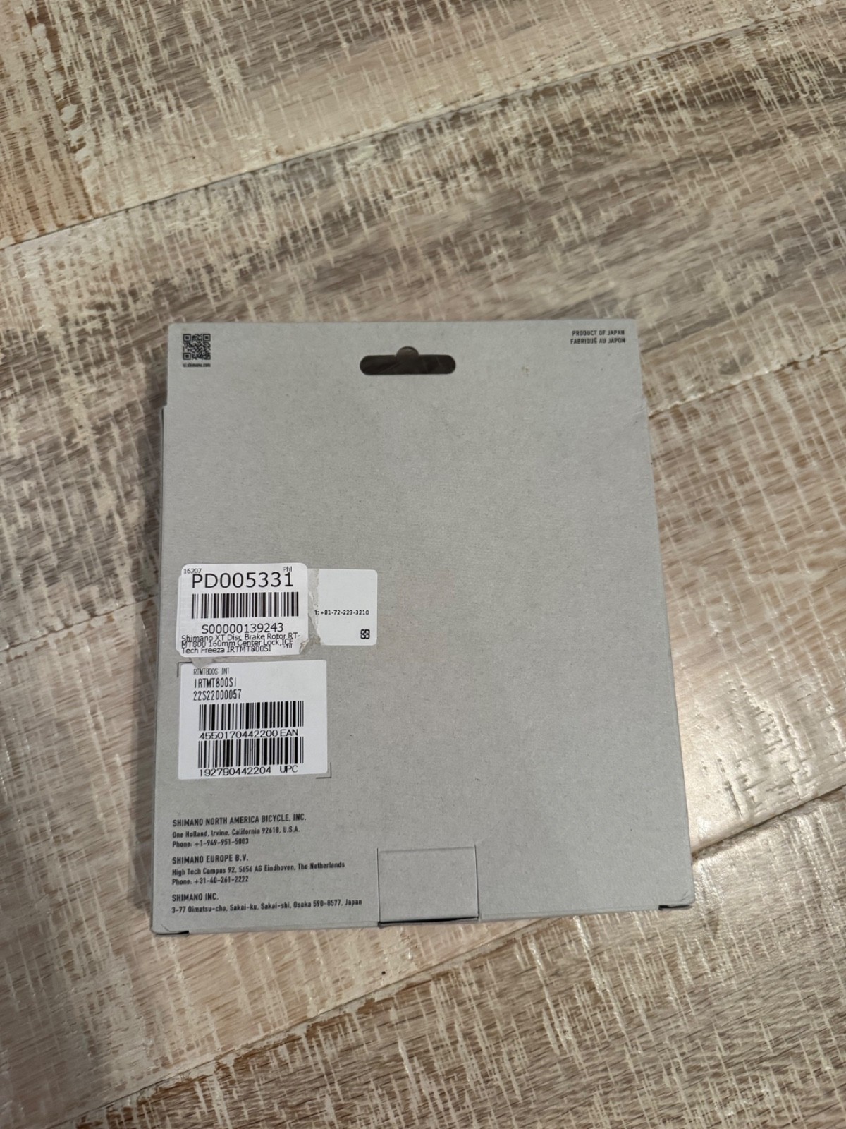 Shimano XT Brake Rotor RT-MT800 160mm Center Lock, ICE Tech Freeza IRTMT800SI