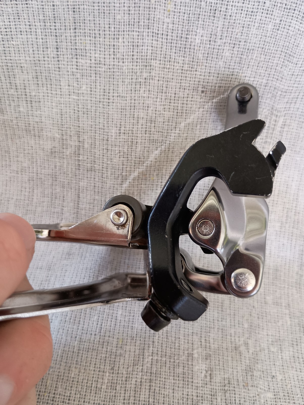 Shimano XTR FD-M961, Triple, Dual Pull, 31.8mm High Clamp, Front Derailleur