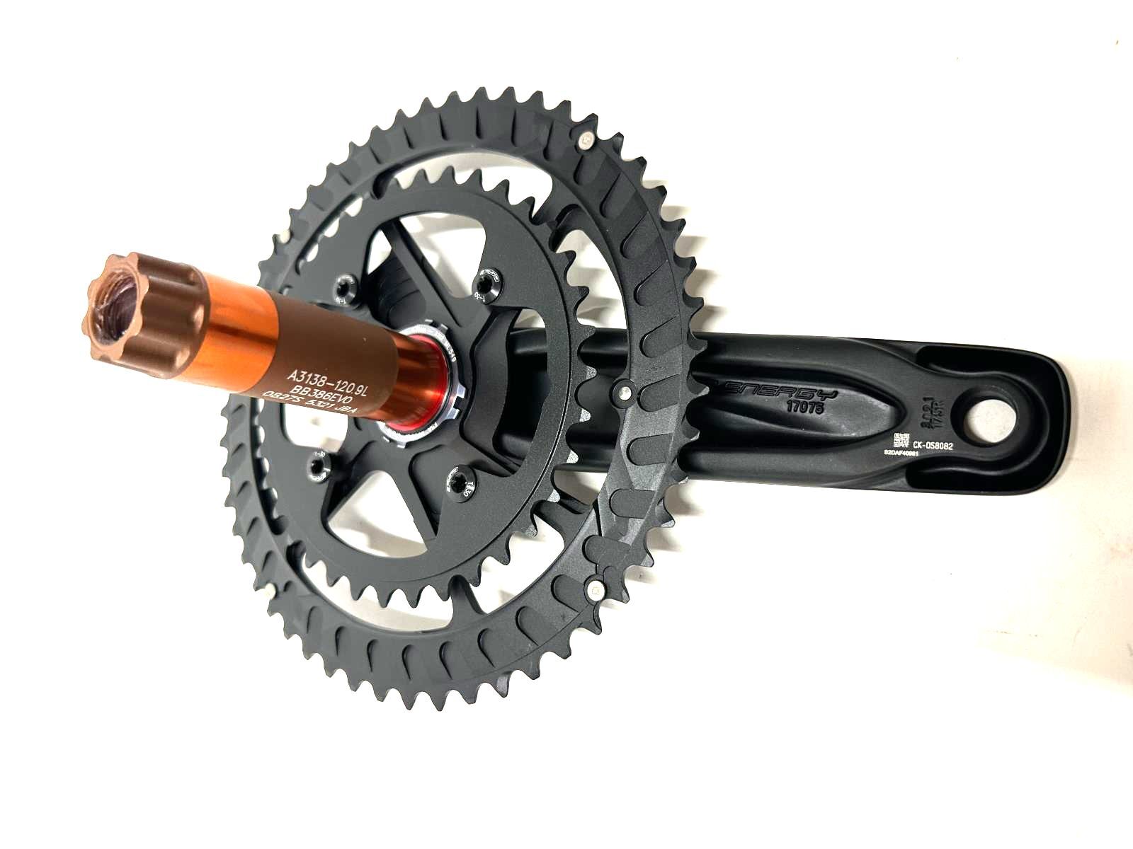 FSA Energy Modular BB386EVO Road Gravel Crankset 175mm 9/10/11/12 52/36t New