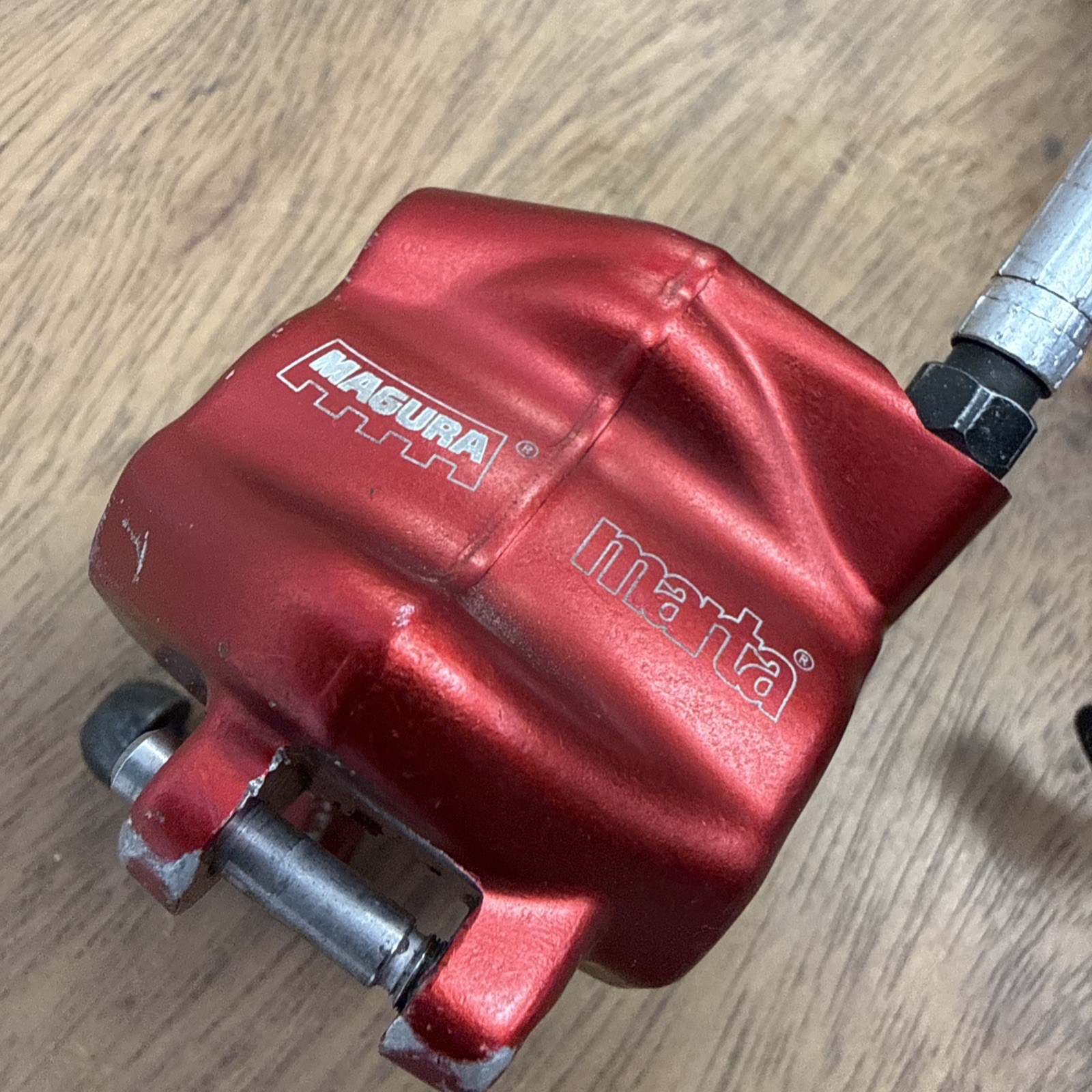 Magura Marta Hydraulic Disc Brakes Calipers Levers Red