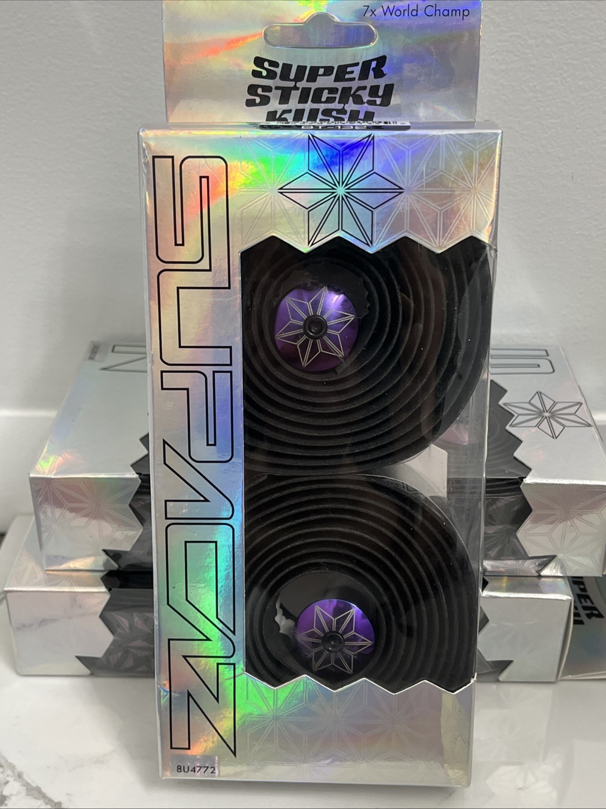 SUPACAZ Super Sticky KUSH Star Fade Oil Slick Tape Ano Plugs purple
