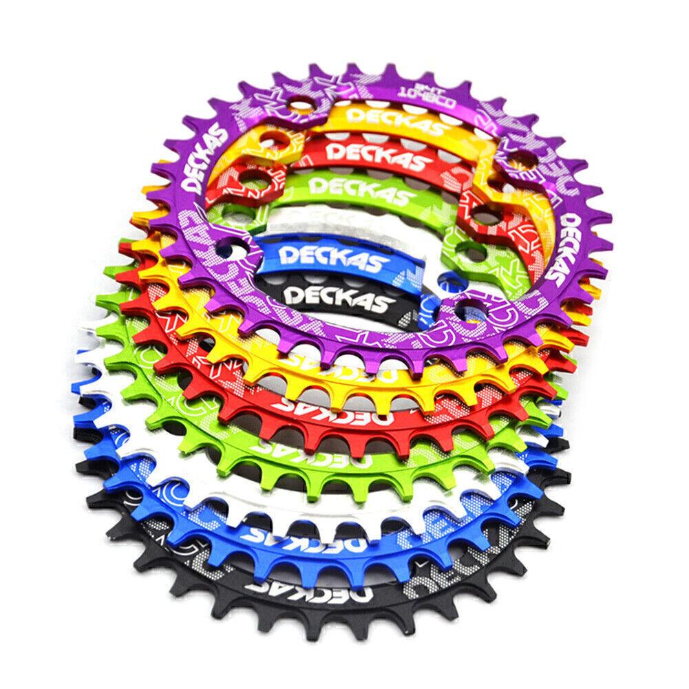 Narrow Wide Round Oval DECKAS Chainring Chain Ring BCD 104mm 32/34/36/38T Bike