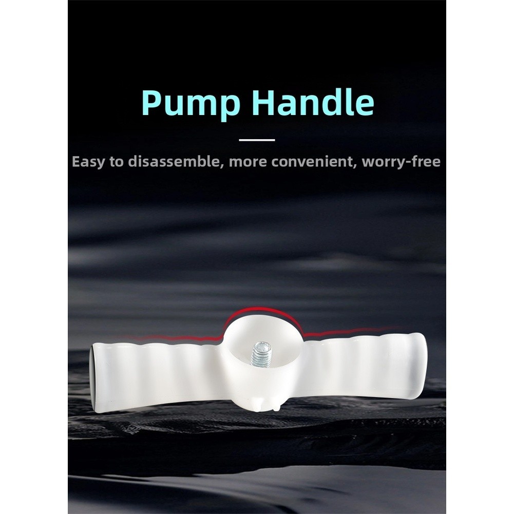 Bicycle Pump Handle Ergonomic Bicycle Grip Ergonomic Design Anti-slip Texture