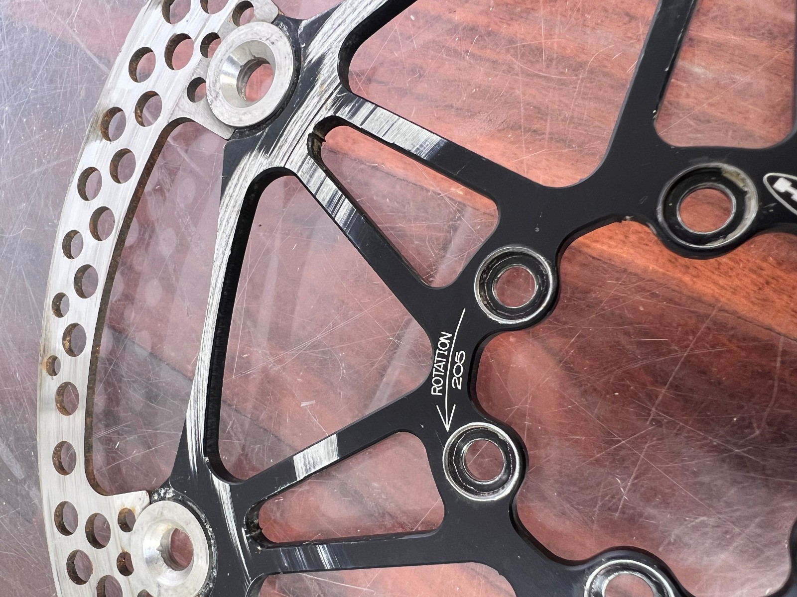 Vintage Hope Mono 6 Ti Brake Rotors Rotor Set 205mm Downhill 26″ DH Retro MTB