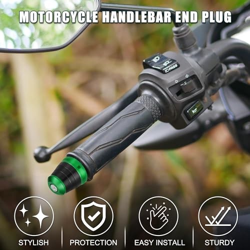 Motorcycle Handlebar End Plug Aluminum Alloy 18mm-20mm 0.71″-0.79″ 33.5mm OD