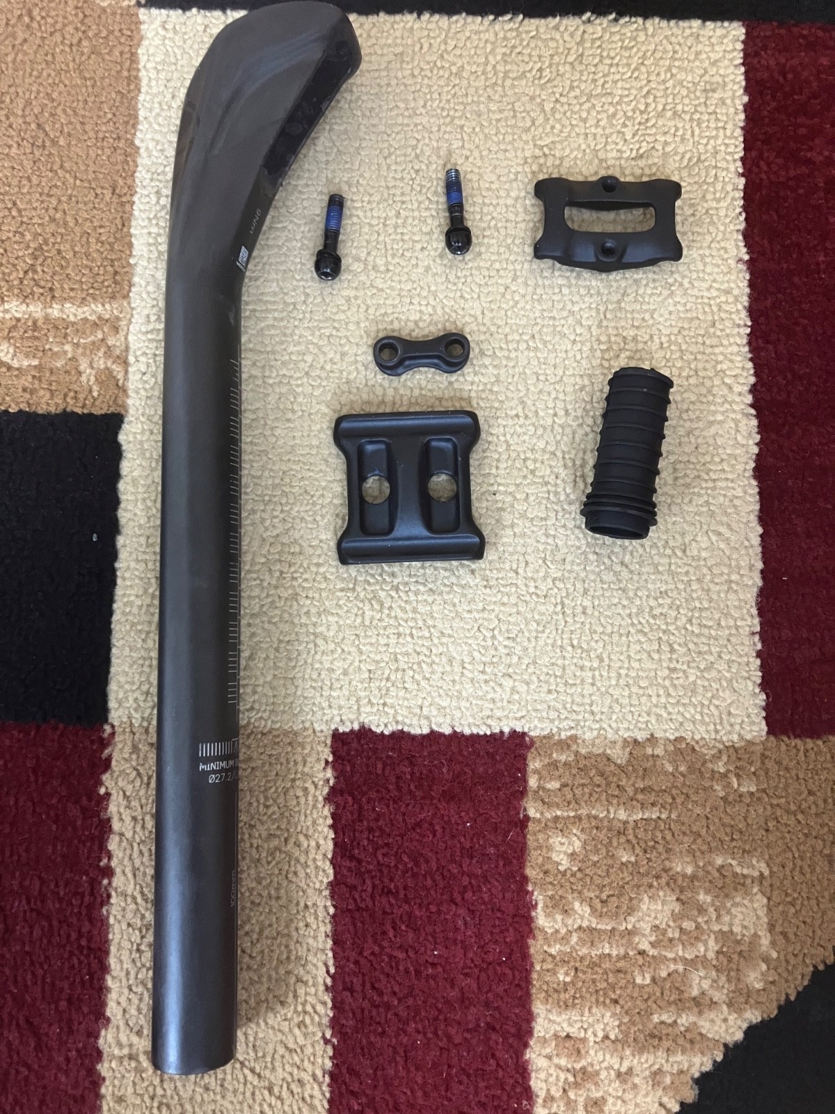 Vision METRON SB20 Carbon Seat post 20MM SETBACK 27.2 x 350mm