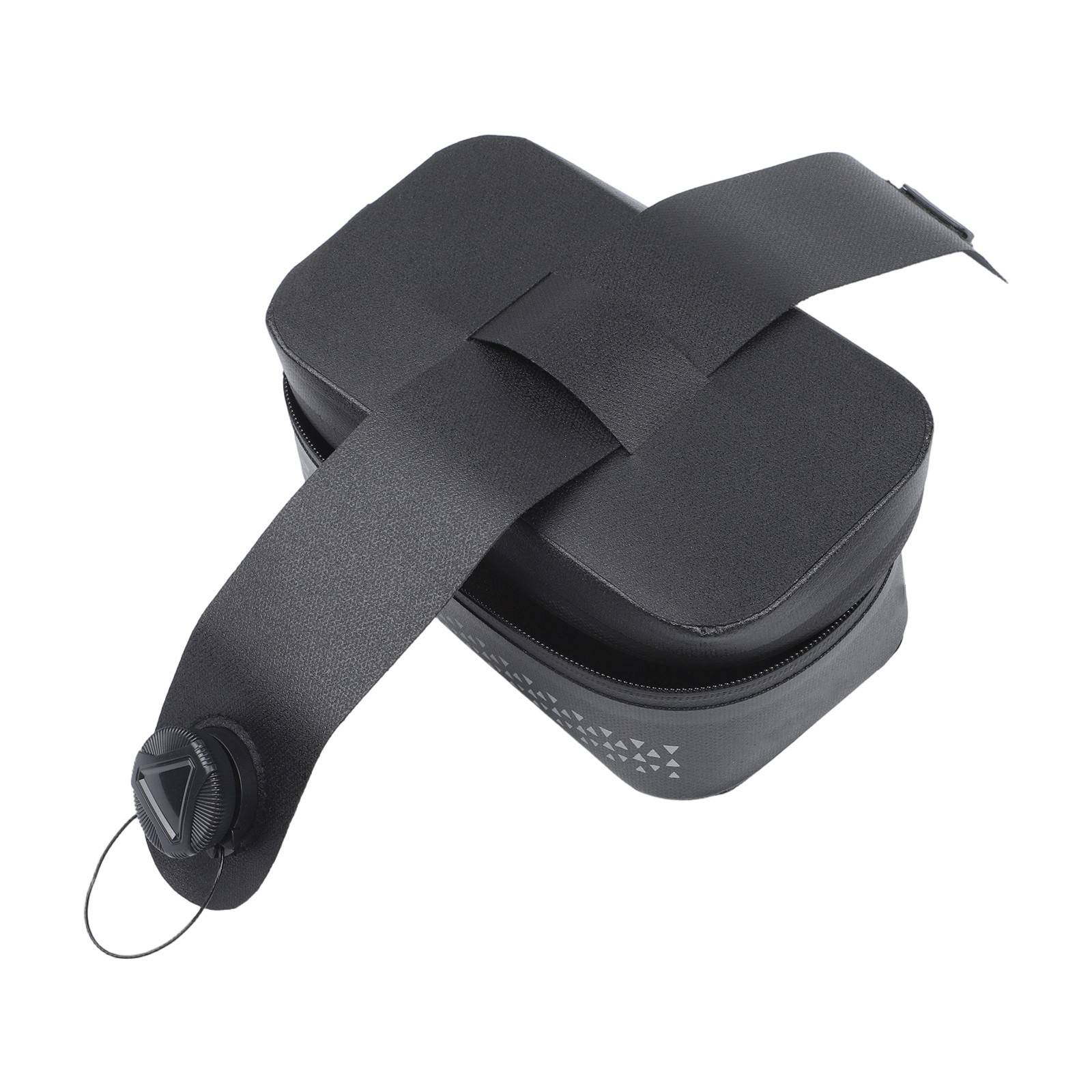 Secure Bicycle Saddle Bag with Waterproof Shell and Reinforced Attachment