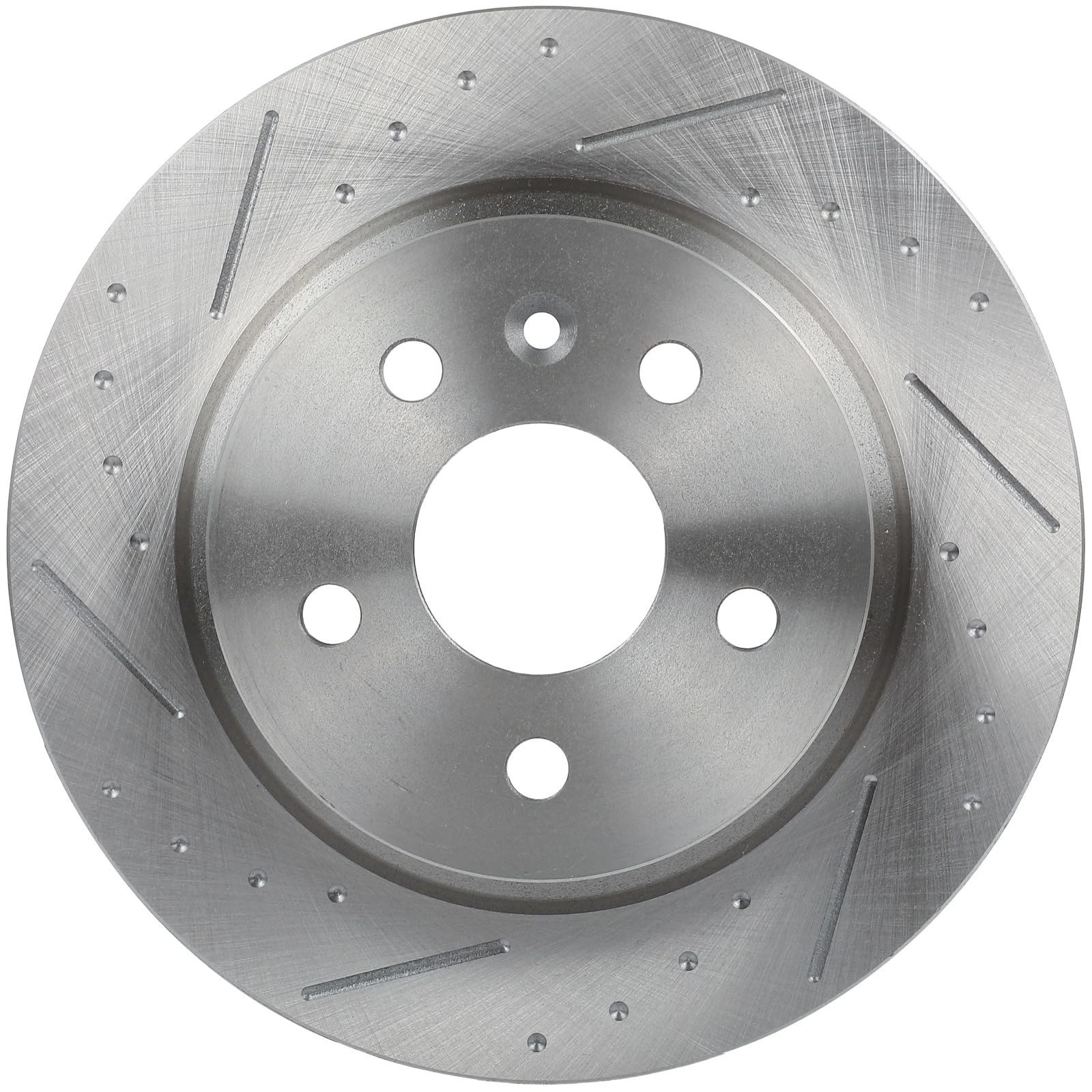 SCITOO Rear Brake Rotors 2pcs Drilled & Slotted for Buick & Chevy