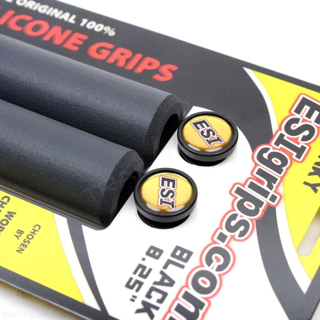 ESI Chunky XXL 100% Silicone MTB Bike Grips Shock Absorbing 32mm / 209mm – Black