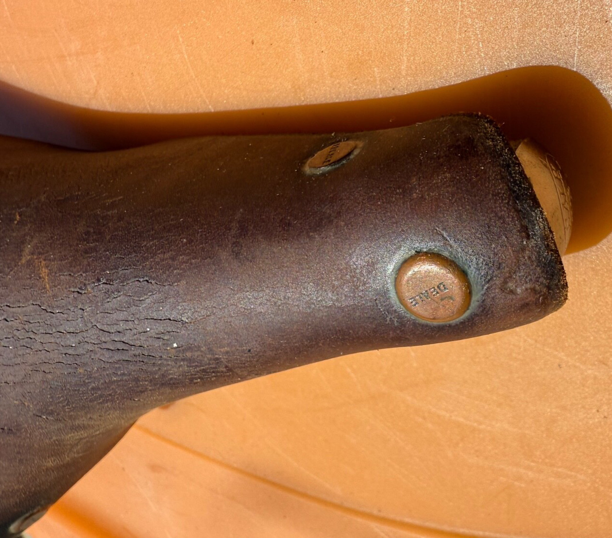Ideale 90/Aluminum Daniel Rebour Autographed Saddle «special competition» Brown
