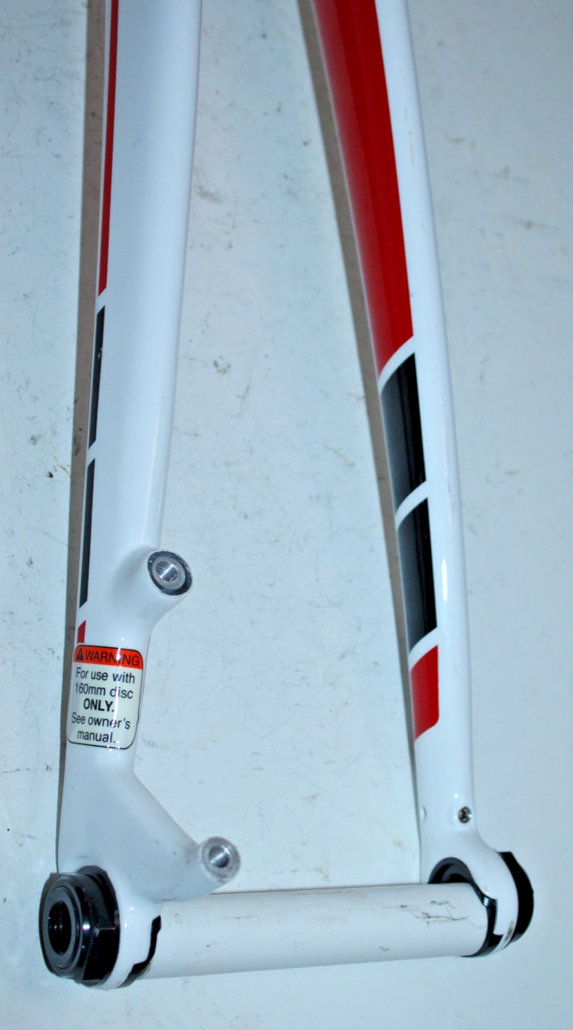 Trek Carbon Racing Road Bike Fork 700c Tapered 350mm White QR Fast USA Shipper:)