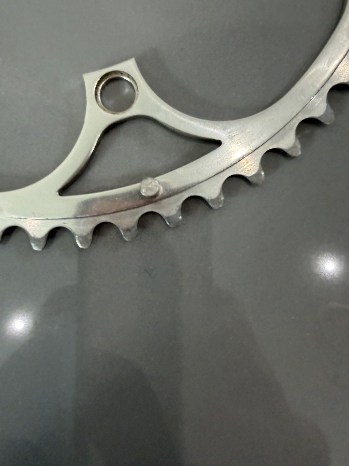 CAMPAGNOLO CHAIN RING 52 TOOTH SILVER 7, 8, OR 9 SPEED
