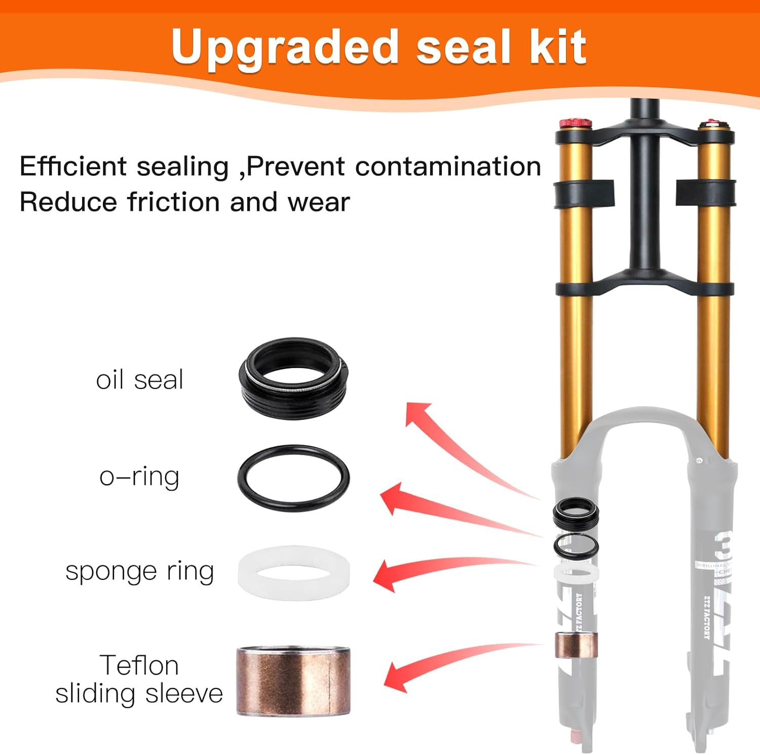 26/27.5/29 Inch Mountain Bike Air Suspension Fork,Rebound Adjustment,180Mm Trave