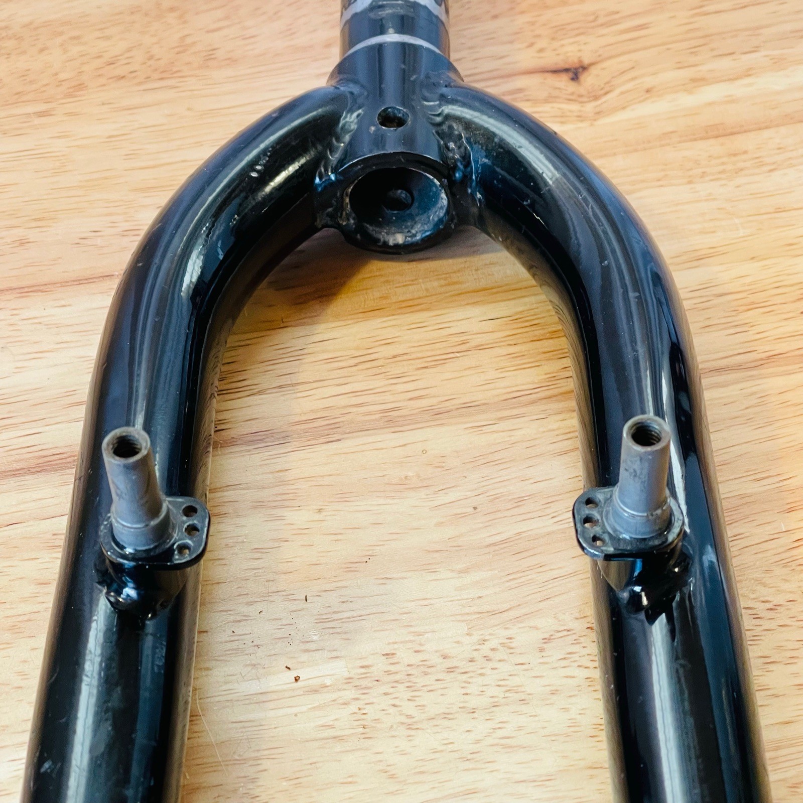 Steel Mountain Bike Fork 1-Inch Threaded 26 209 Steerer 390 AtoC Black 