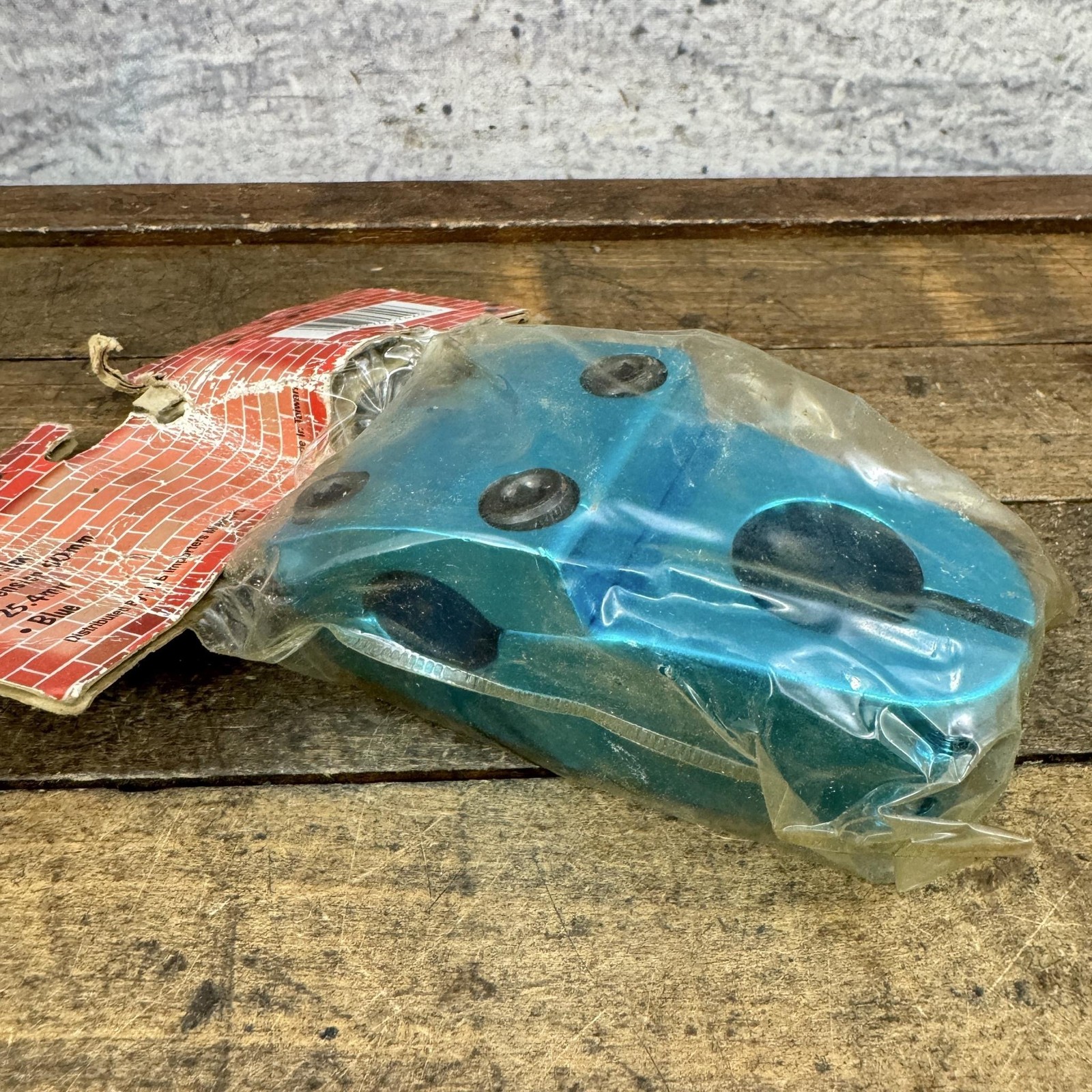 Vintage Bulletproof BMX 1in Threadless Stem Blue NOS Old SChool Standard Style