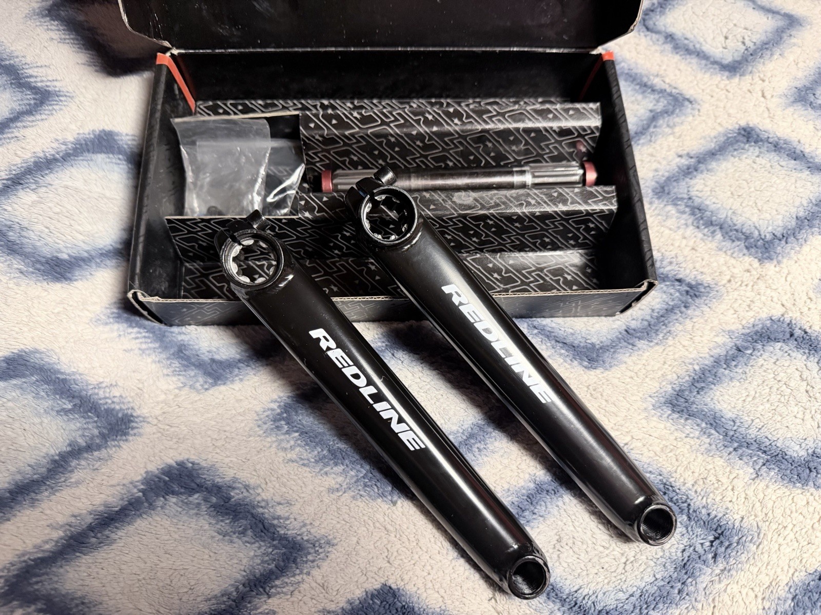Redline MONSTER ll Black 175mm 🔥BMX🔥 Crankset (BOTTOM BRACKET NOT INCLUDED)