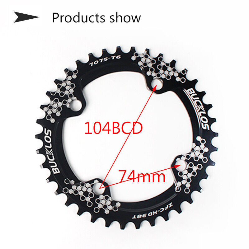 104BCD Bicycle Chainring 30-42T Narrow Wide Cycling Tooth MTB Fit Shimano/SRAM