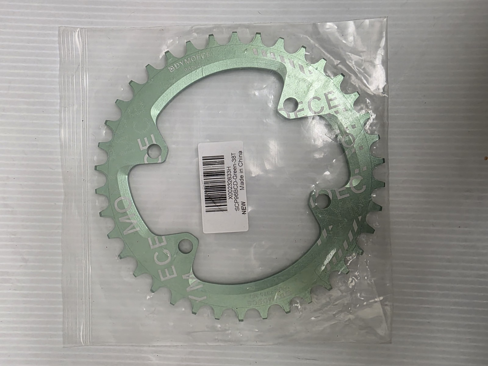 Narrow Wide Chainring 96BCD Single Speed 38T Round for 38T – GREEN