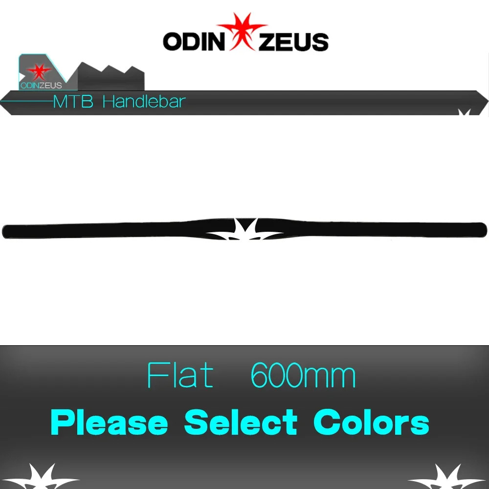 Ultra Light Mountain Bike Carbon Handlebar Flat Curved Upright BMX Handlebar