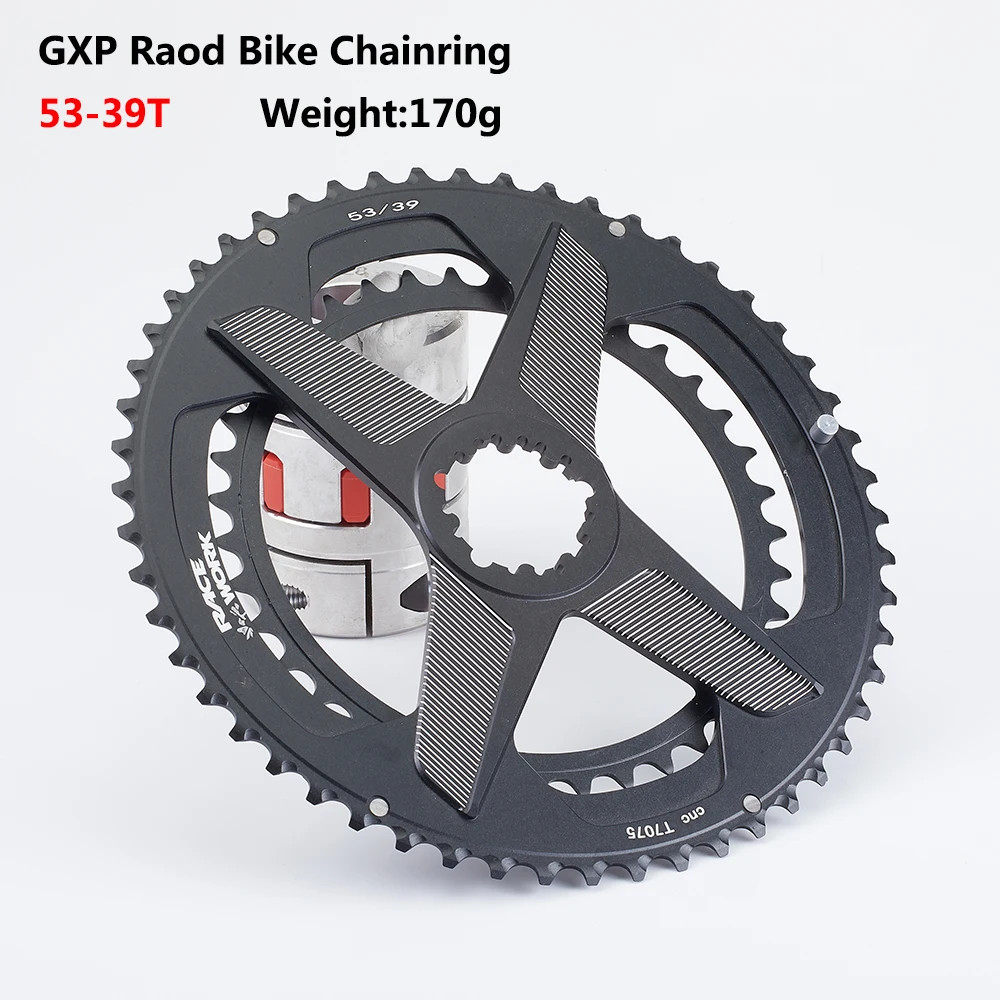 Road Bike Crankset 170mm Chainset Chain Wheel Shaft Bicycle Double Chainring