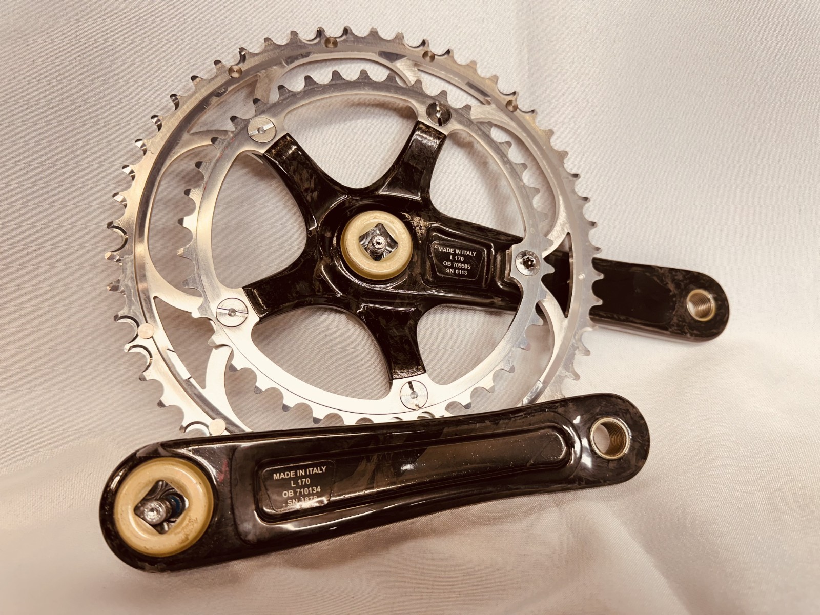 Campagnolo Centaur Carbon Crank 10 spd 53/39 teeth