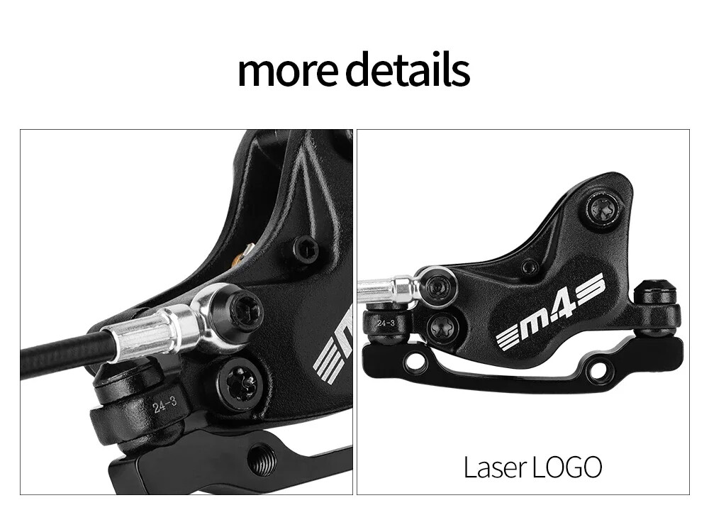 MTB 4-Piston Split Type Bilateral Hydraulic Brake Front 850mm Rear 1600mm Length