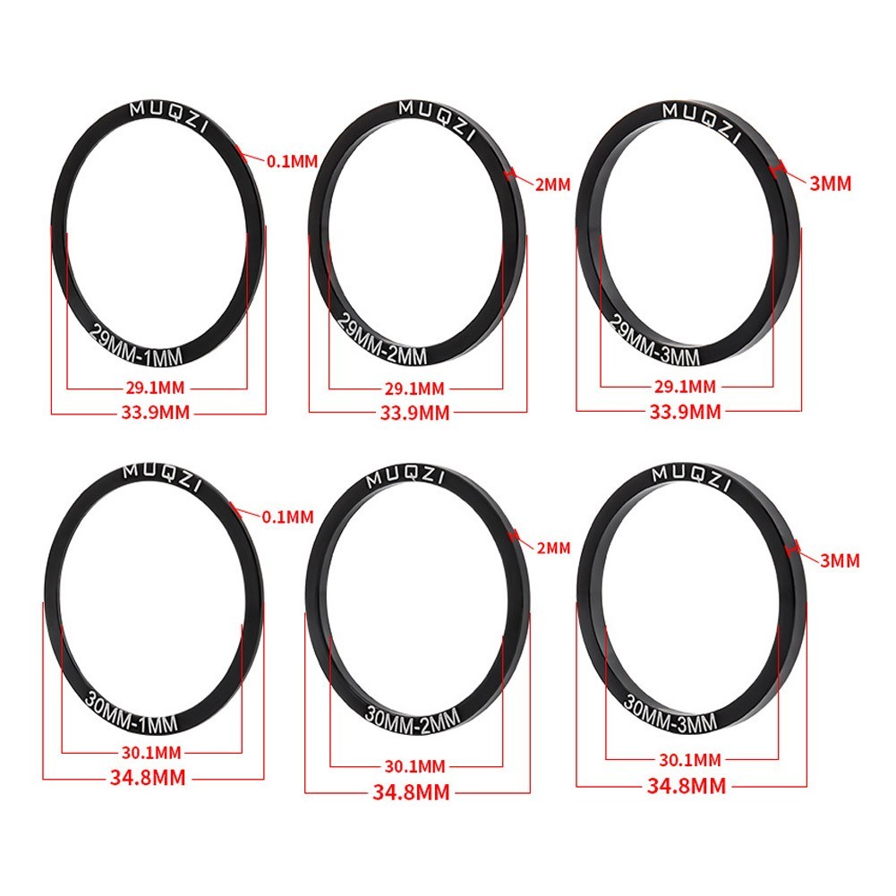 Bottom Bracket Washer Bike Gasket 24mm Bicycle Crankset Shim Aluminum Alloy