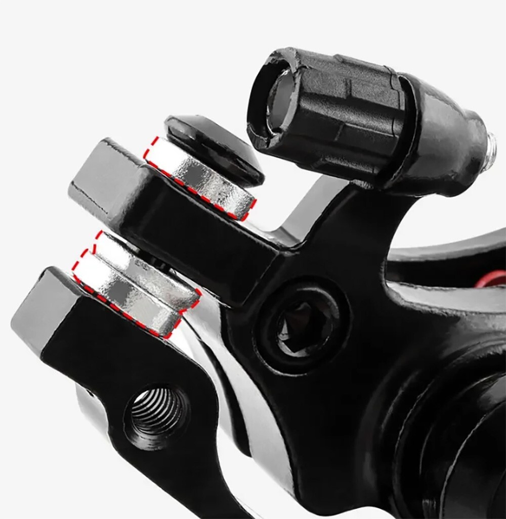 Bicycle M6 Brake Pad Adjusting Washers – 2 Pairs – 2 each Convex and Concave