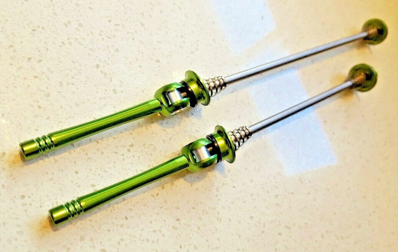 SKEWERS, Titanium & Alloy, «AEROZINE» 45 g, a pair, Quality, Strong & GRN Anod.
