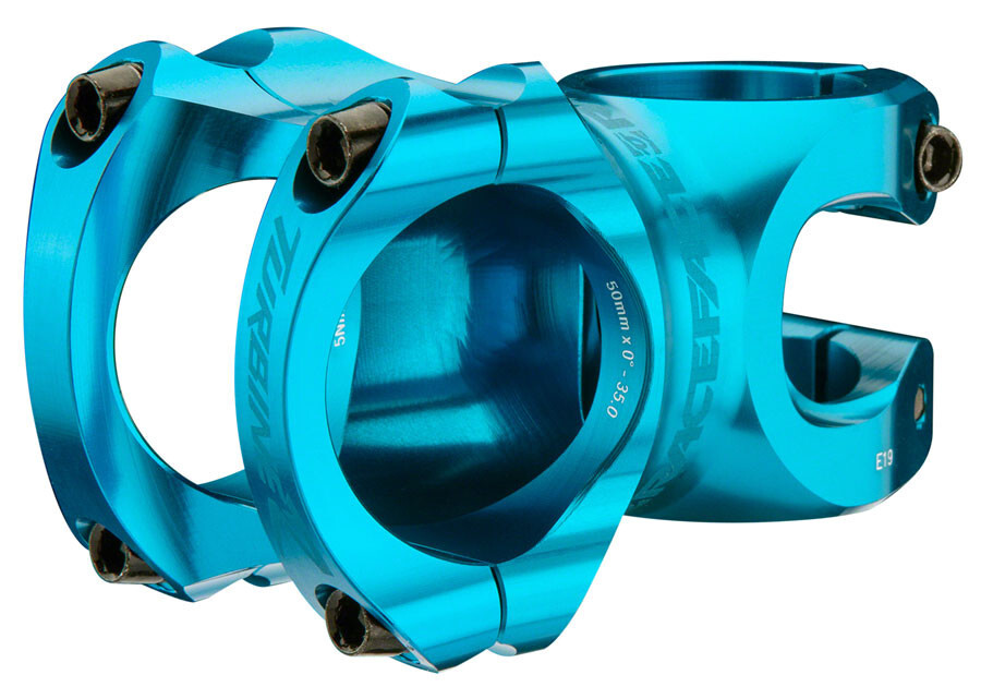 Race Face Turbine R MTB Mountain Bike Stem Turquoise 35.0 x 0 Degree x 32mm