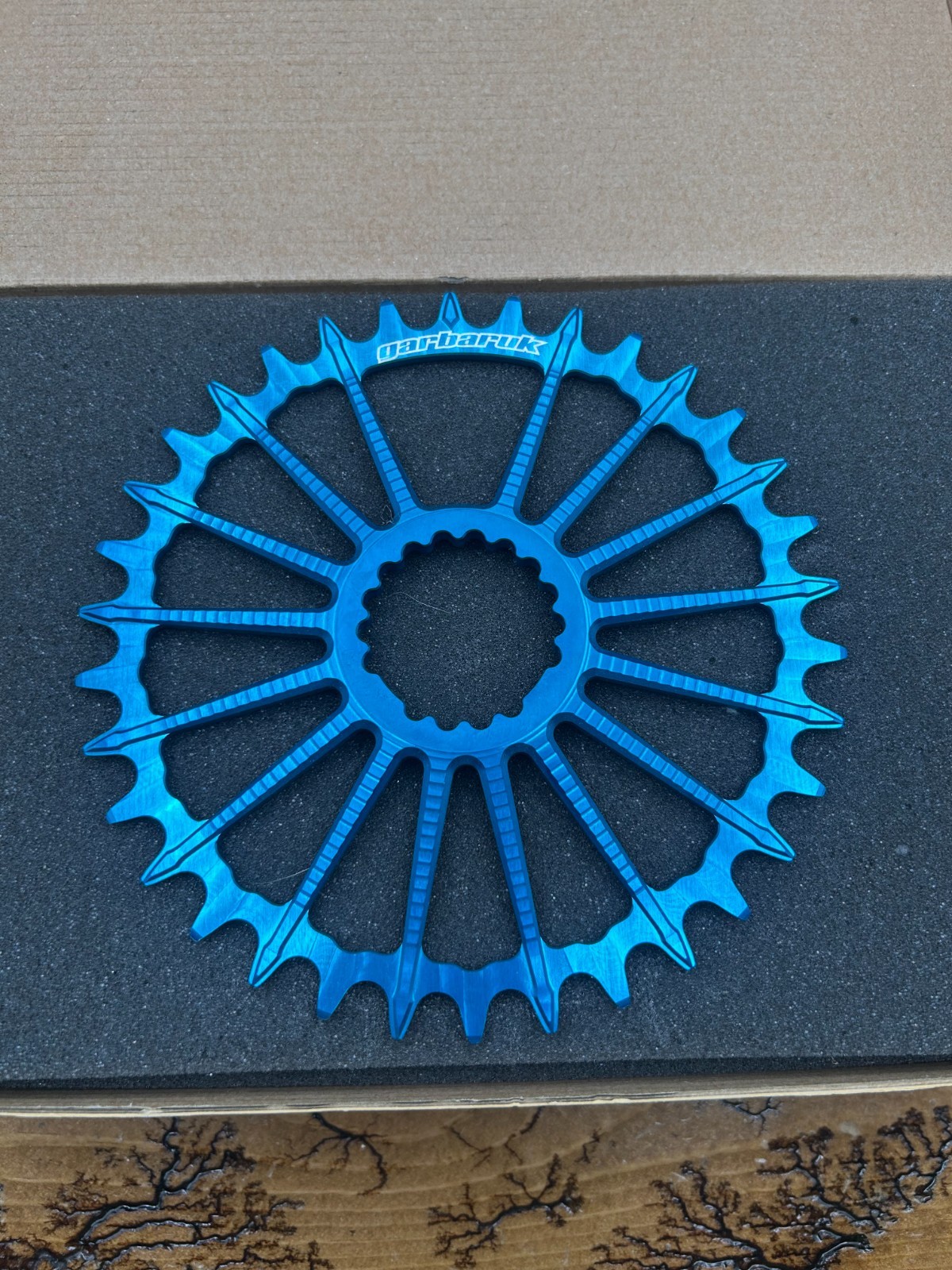Garbaruk XC Violet / Blue 175mm 34 Tooth Crankset New