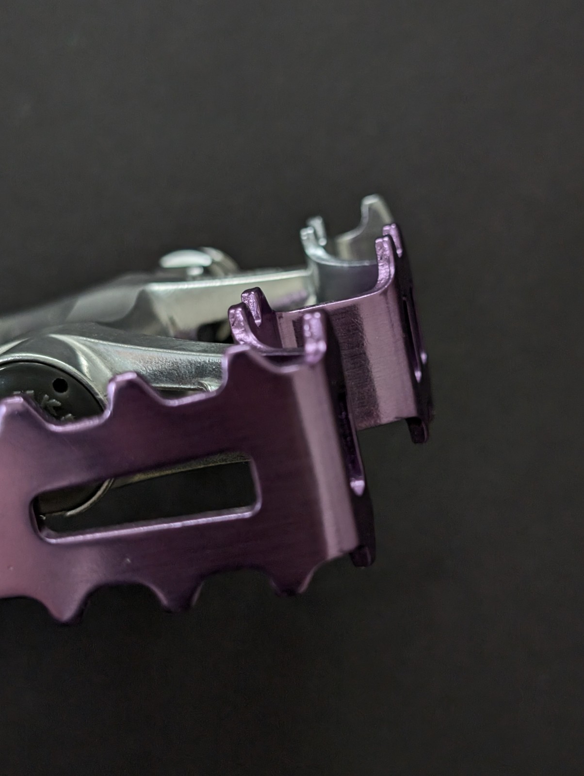 MKS AURORA Ezy Superior Pedals PURPLE/SILVER made in Japan