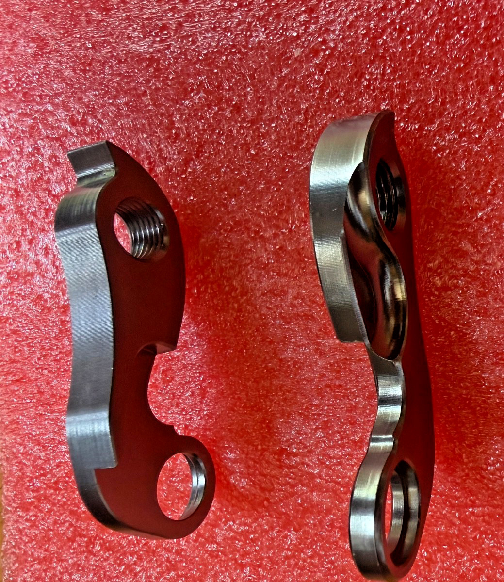 Derailleur Hanger 104 (Fuji) CNC Machined Silver/Grey. NEW Original Replacement