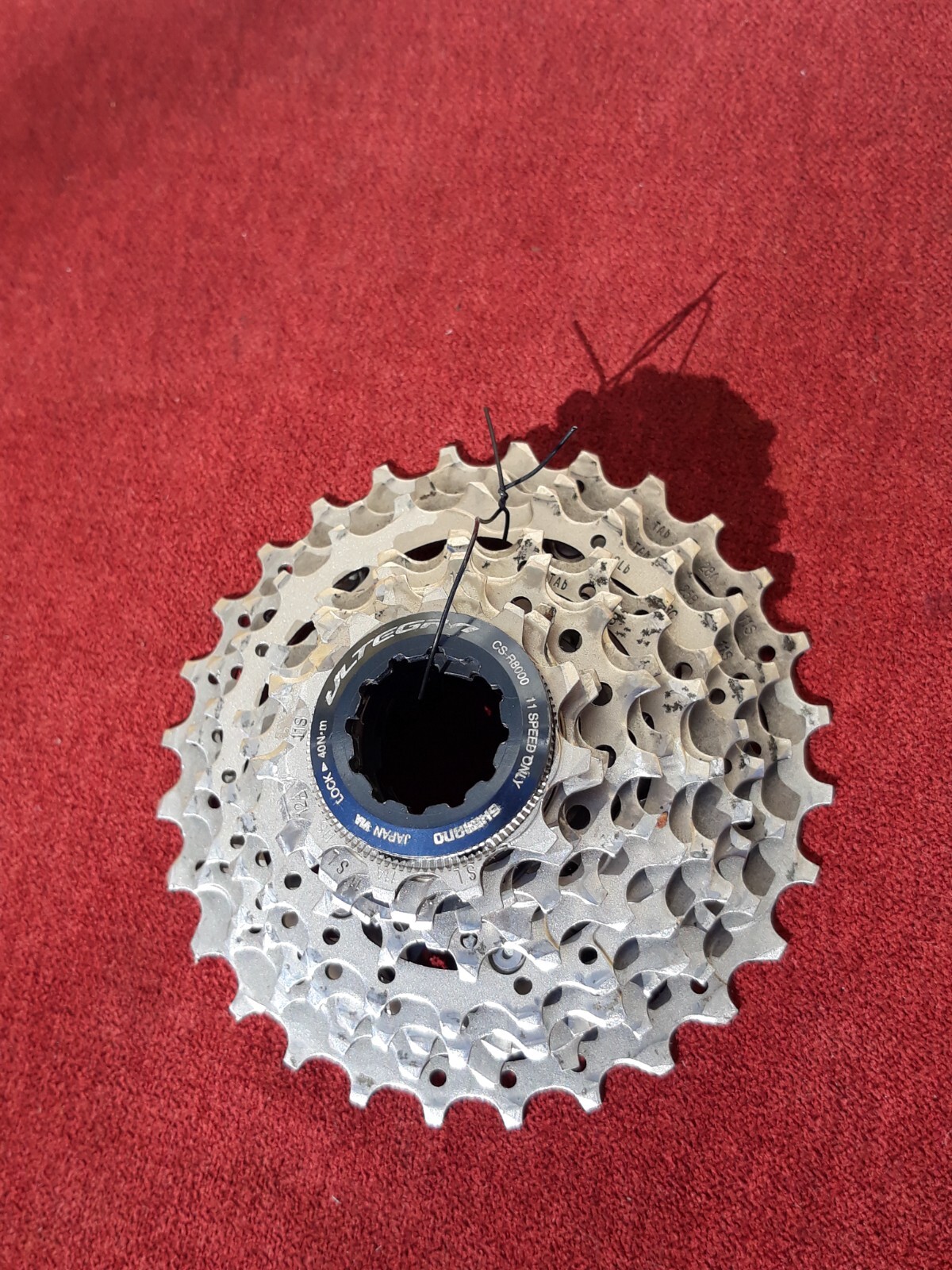 Shimano Ultegra CS R8000 11 speed Cassette 11-28t Gently Used 700c Race Japan