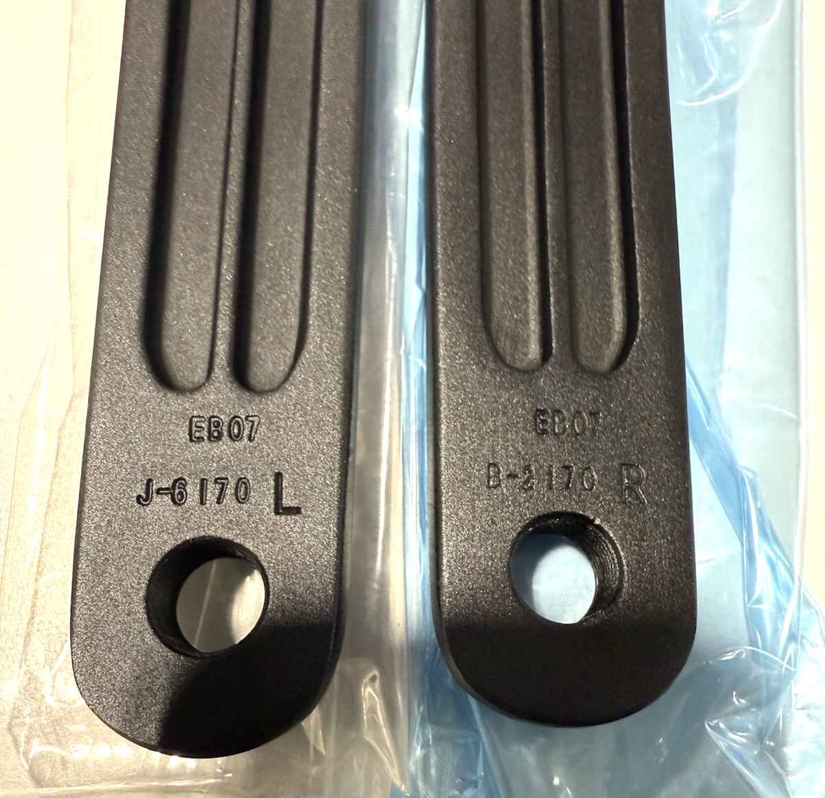 Lasco Crank Arms EB07 STANDARD- ISIS spline for Bosch / Yamaha 170mm Set OEM NEW