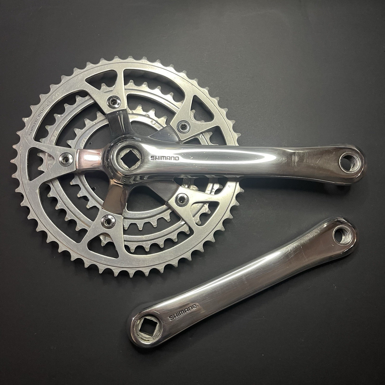 1989 Shimano XT FC-M730 180mm Triple Crankset