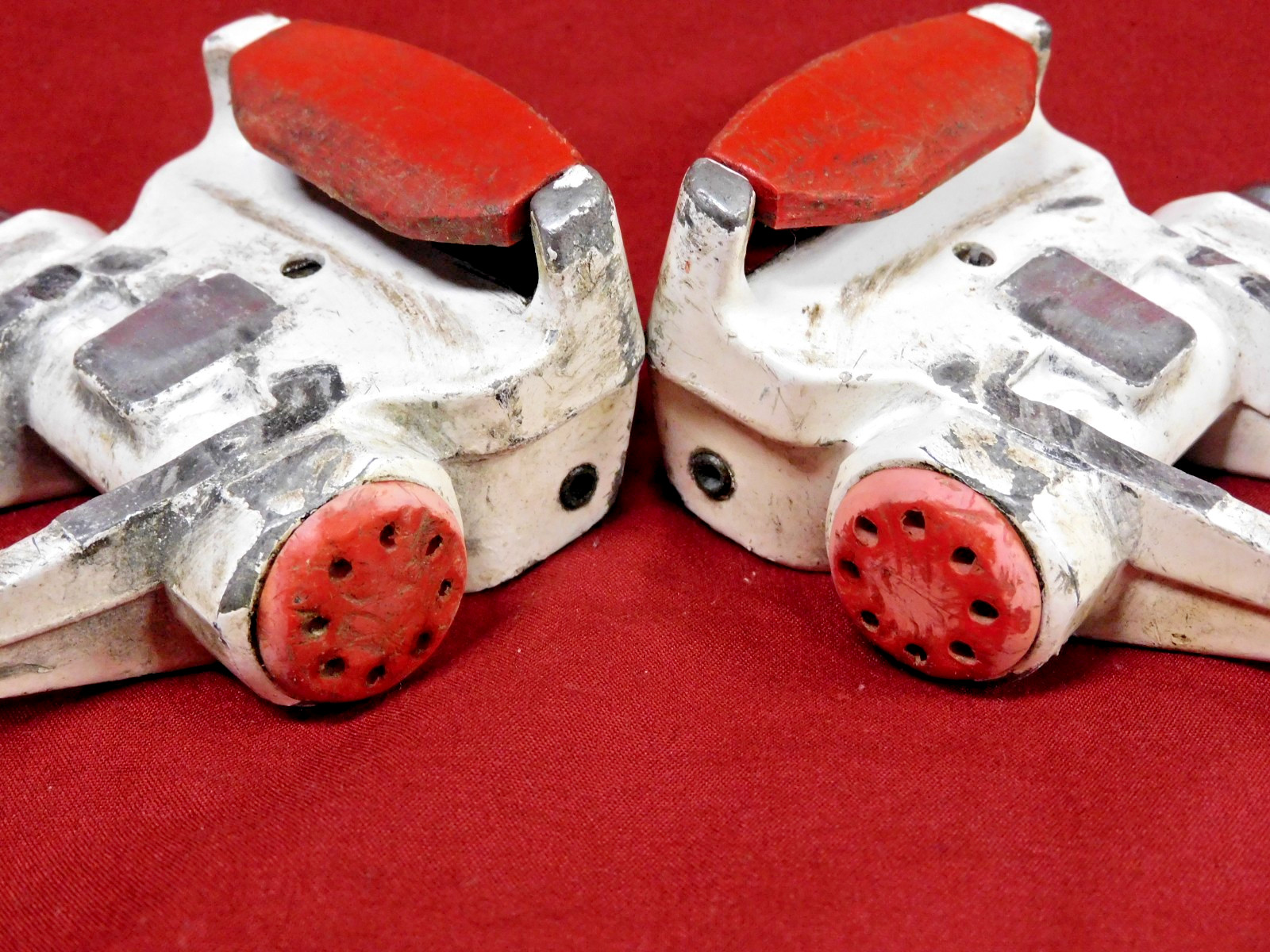 Retro Vintage Look PP76 Left & Right Clipless Pedals 9/16 x 20 no Cleats