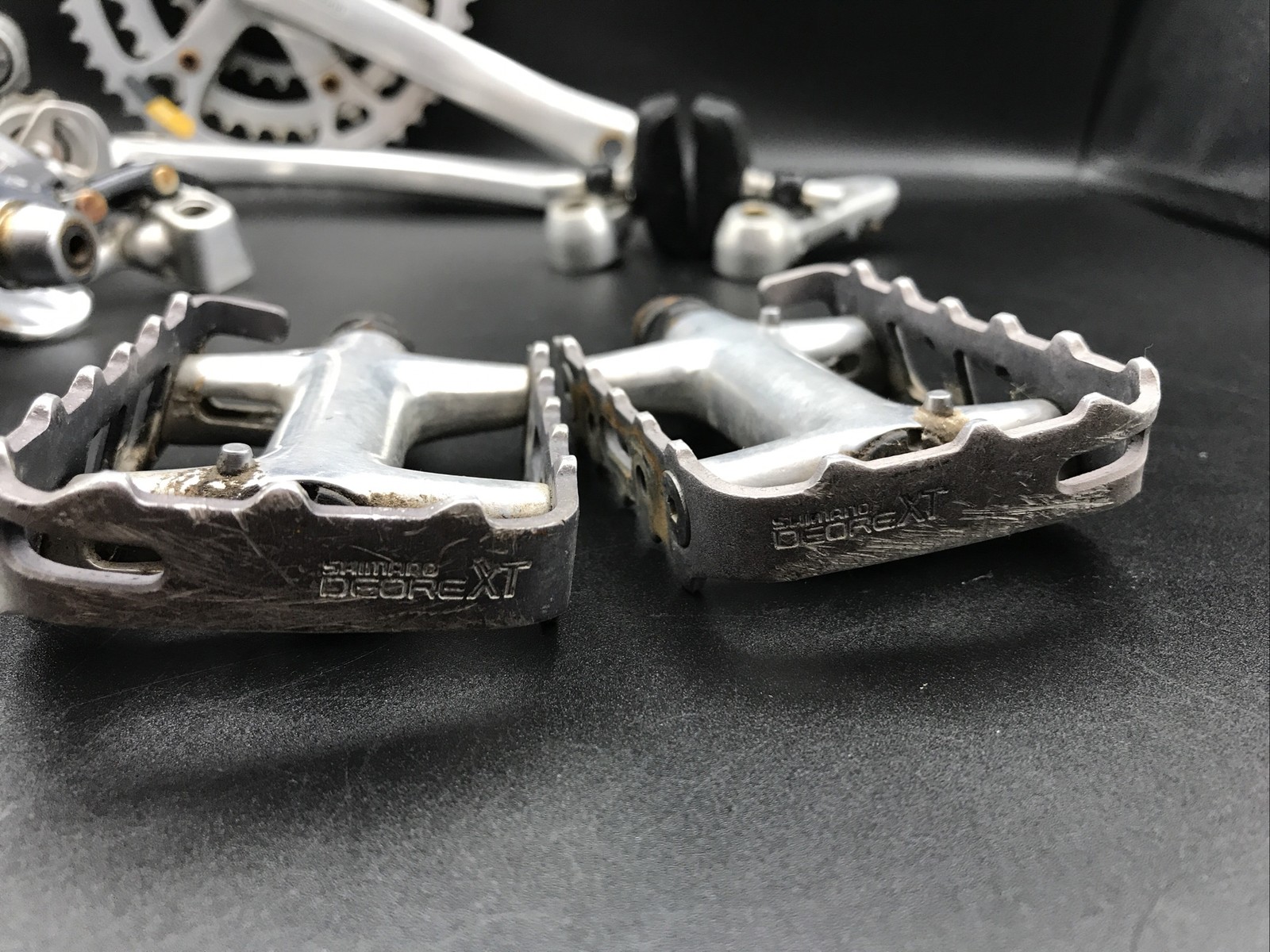 Vintage Shimano Deore XT M730 735 Partial Groupset