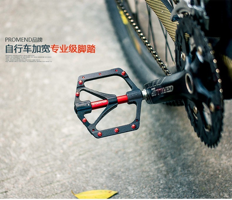 Aluminum titanum axle Road MTB Mountain Bike XC Bicycle Pedal Flat Pedals