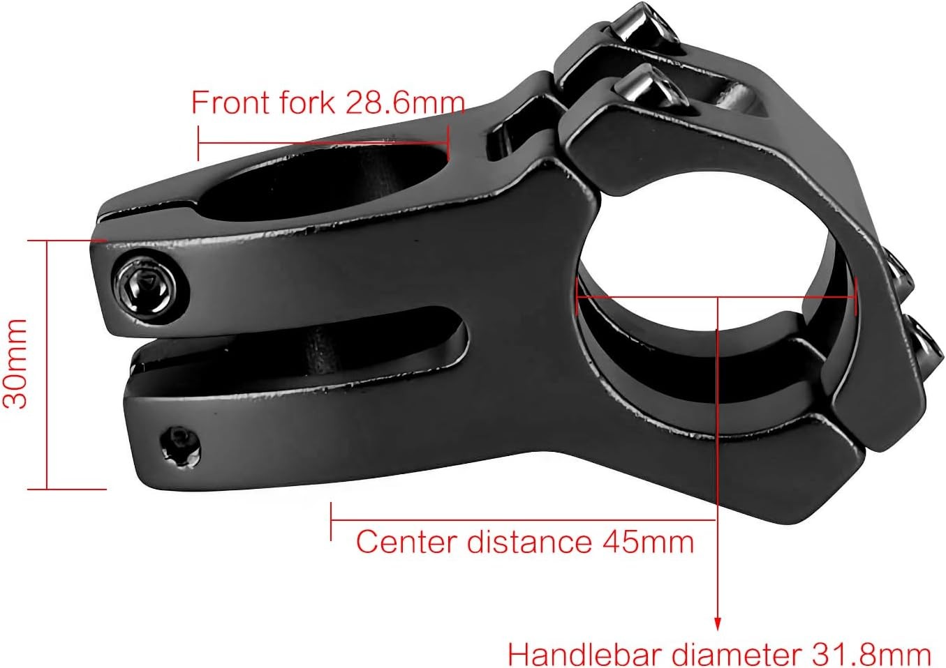 MTB Cycling Mountain Bike Stem Short Handlebar Stem Aluminum alloy US