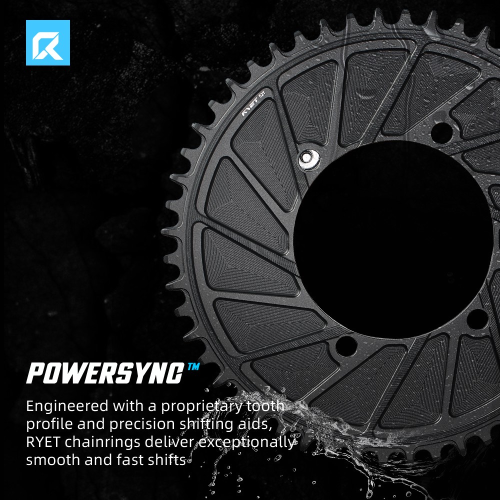Aero Bike Chainring Compatible 54-40T 56-42T 11/12 Speed For Road & TT Bikes