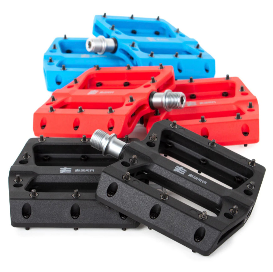 Eastern EZRA Flats Plus BMX Pedals – Blue