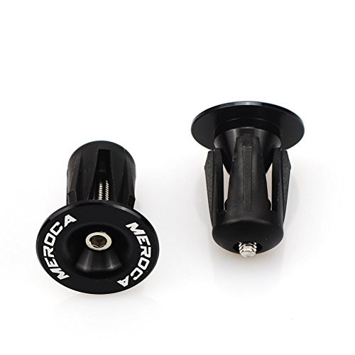 Bar End Plugs 2 Pack Aluminum Bar Ends Handlebar End Plugs Handlebar Black